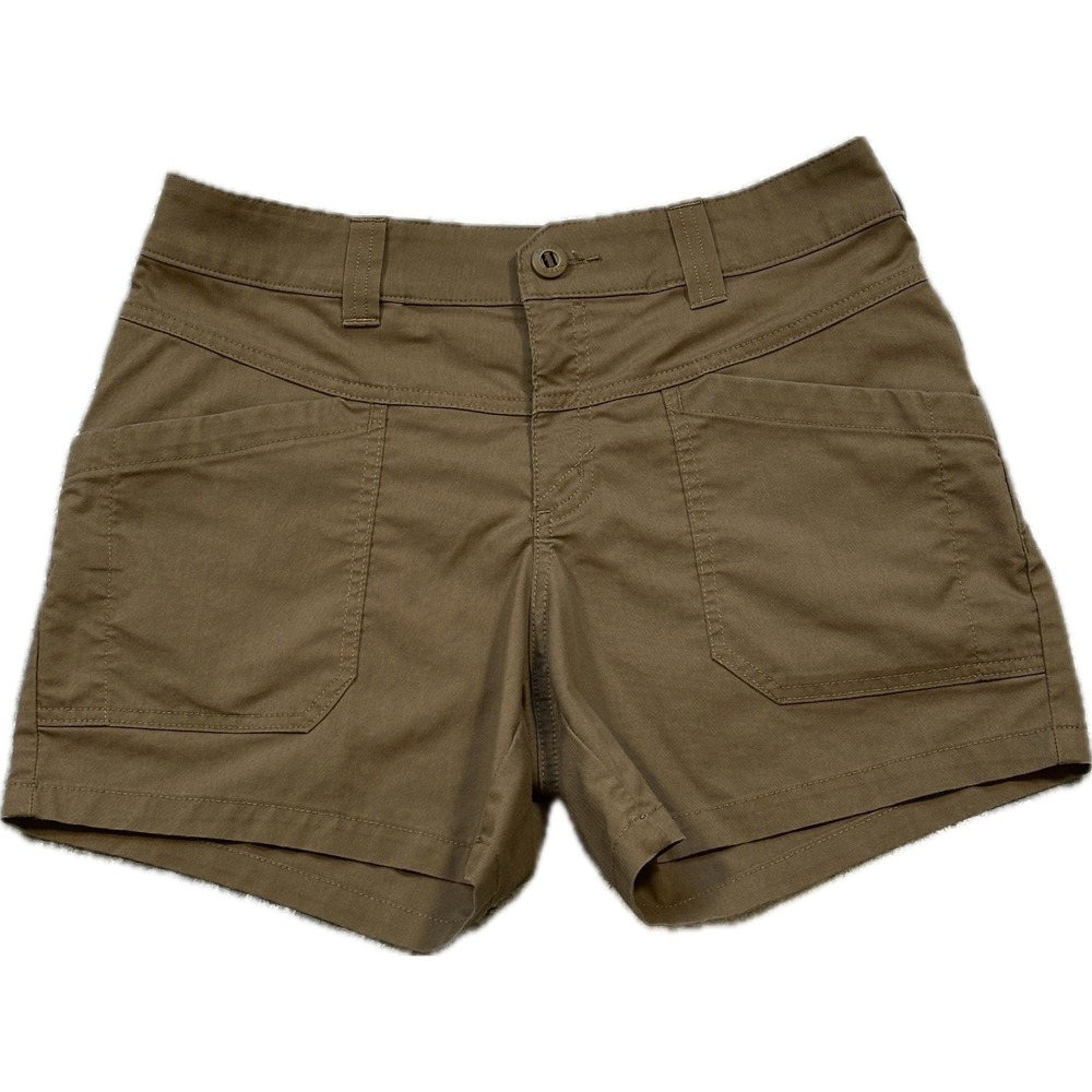 5.11 Tactical Shauna Shorts Sz 6 Multi-Pocket Utility Brown Outdoor Hiking